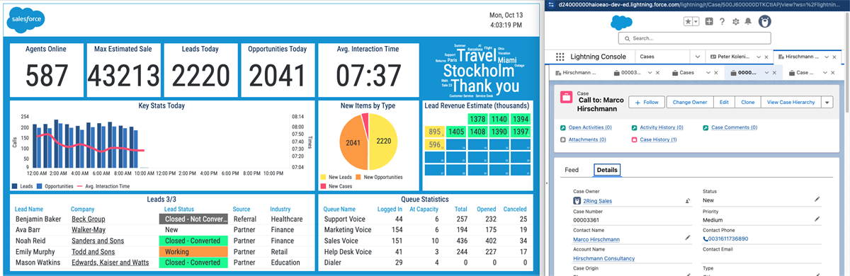 Jump from report to a SFDC record with a click. 